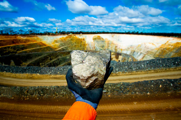 Massive Sulfide Nickel Ore Rock